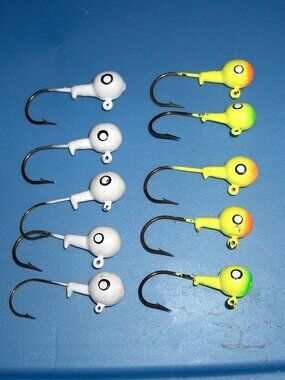 Jig Heads 17g each Lot of 10 as pictured